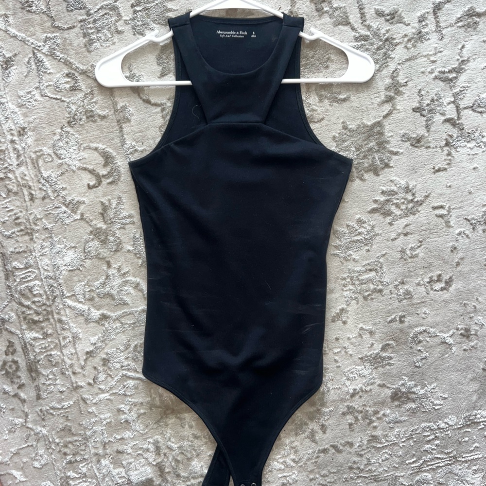Abercrombie & Fitch Black Bodysuit One Piece
